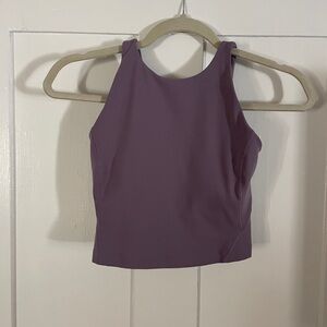 Lulu lemon cropped top with built in bra